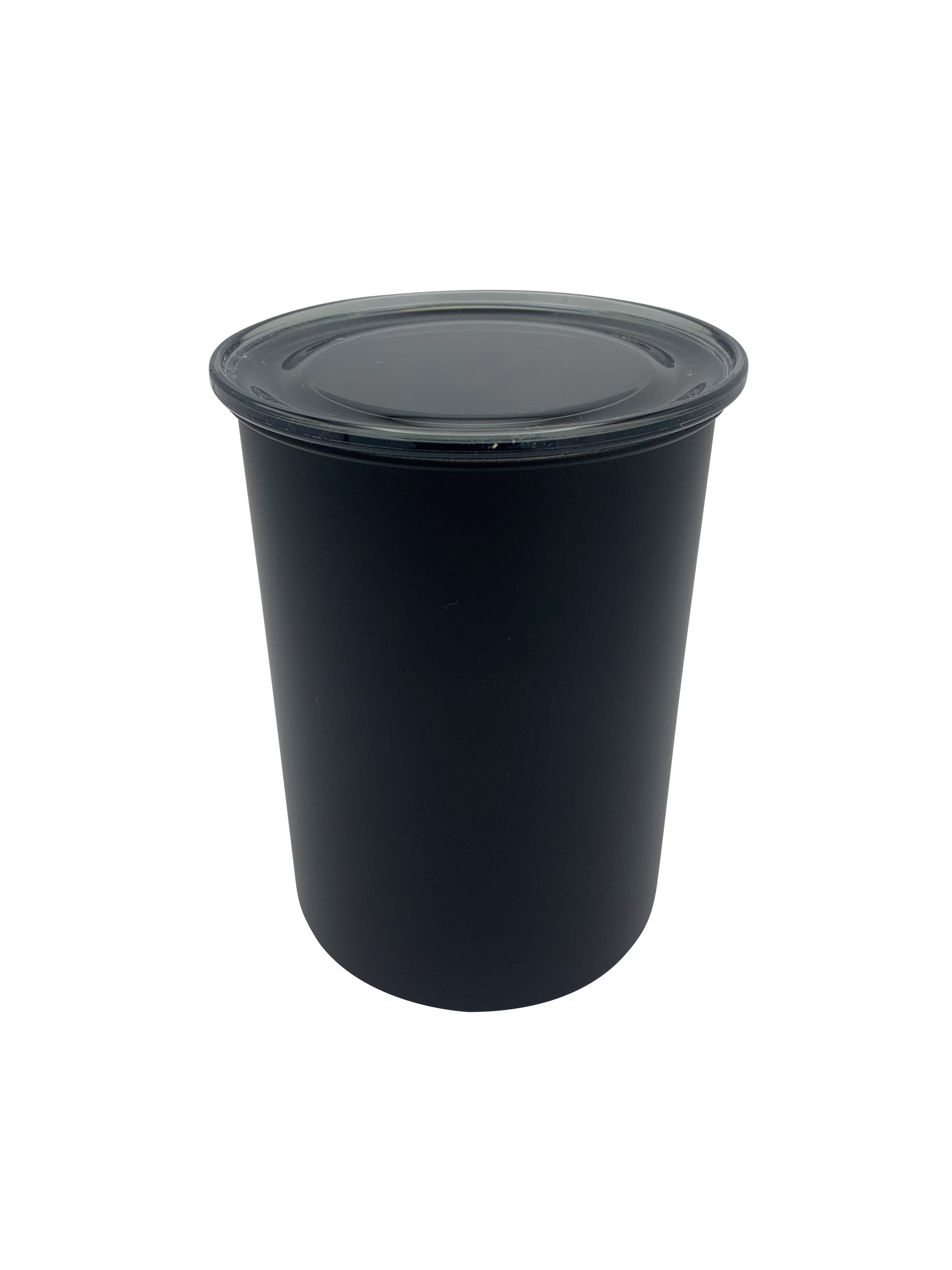 Airscape® Edelstahl-Aromabehälter mittel, schwarz matt Airscape® Edelstahl-Aromabehälter mittel, schwarz matt